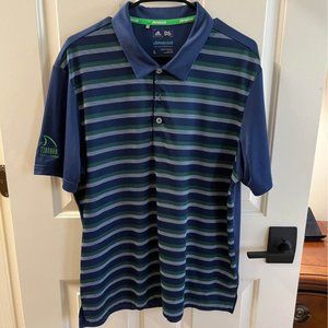 ADIDAS Climacool Stripe Performance Golf Polo Shirt